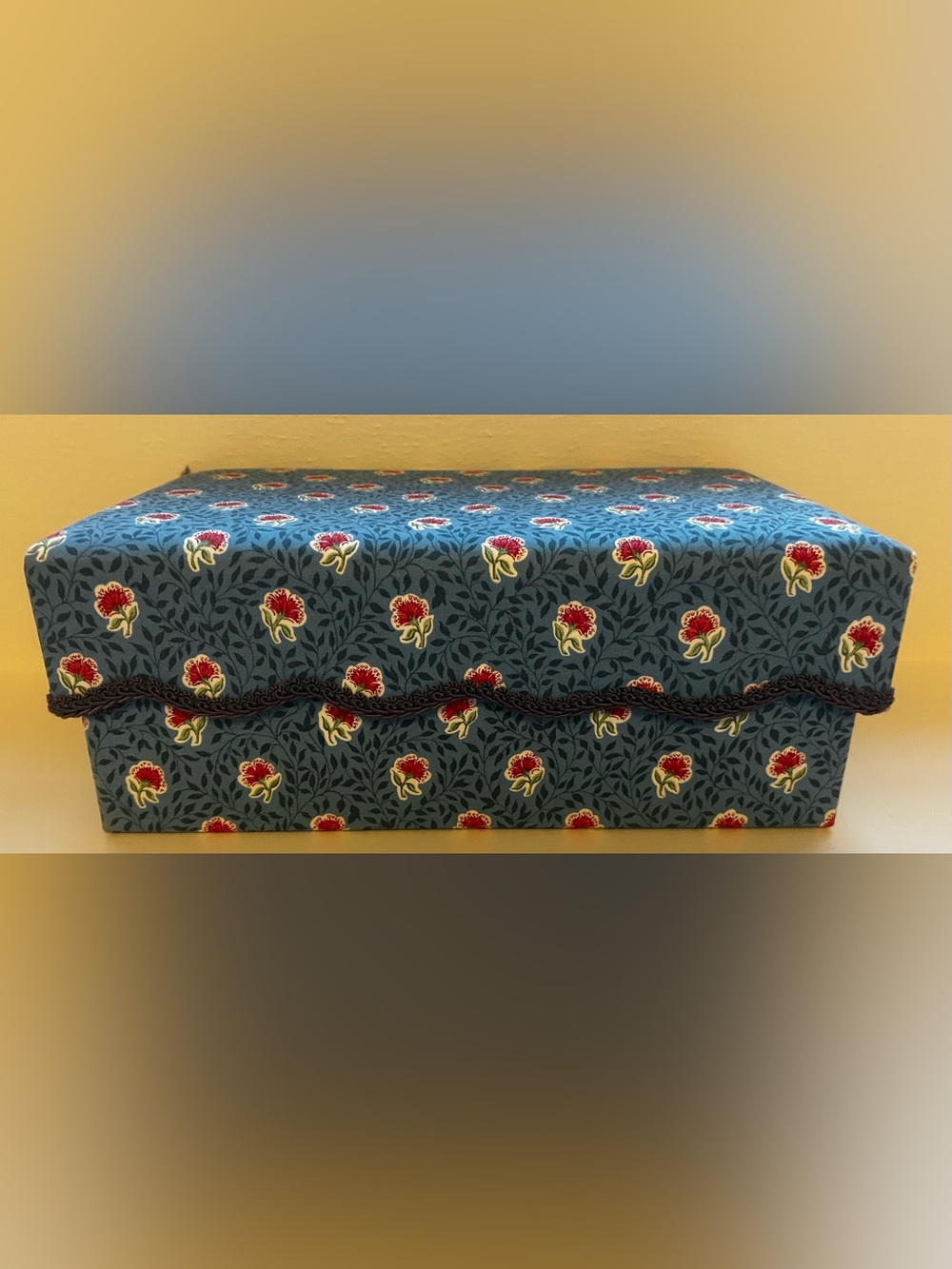 Pierre Deux - Fabric Keepsake Box 11” X 7”